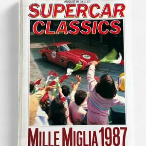 Supercar classics magazine 1987 farrari mille Migia itaian cars